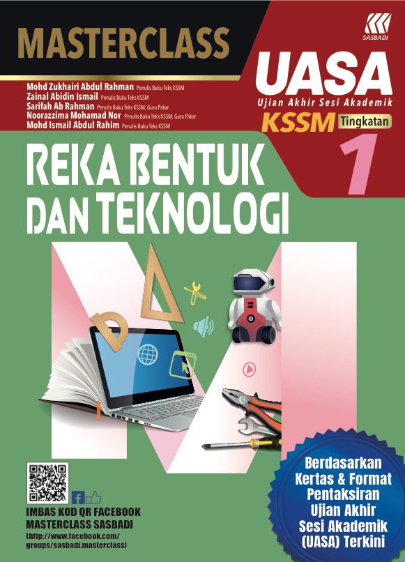 MASTERCLASS UASA KSSM REKA BENTUK & TEKNOLOGI TING 1 Cover